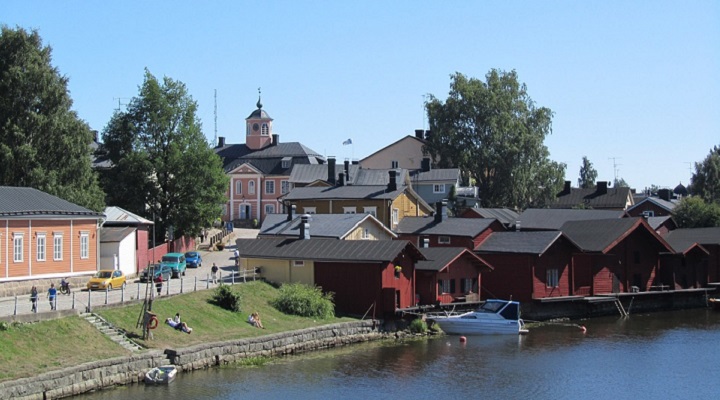 Idilic city of Turku in Finland