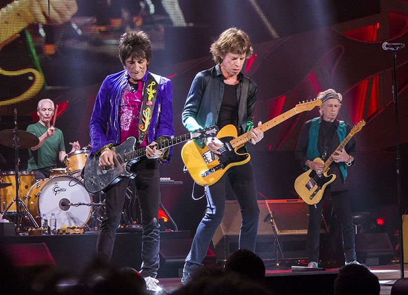 Rolling Stones performing in Milwaukee