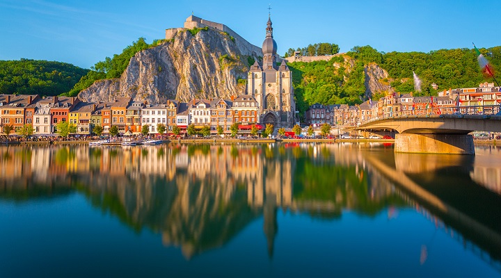 Picture of Belgium, Dinant from river