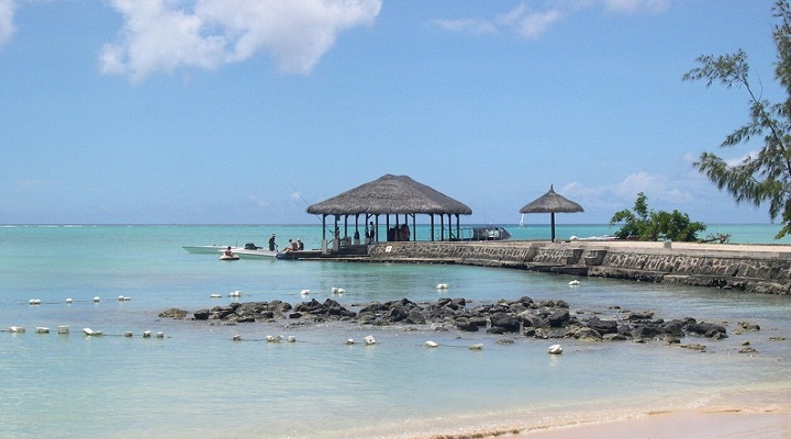 Photo of Mauritius coast on a beautiful day