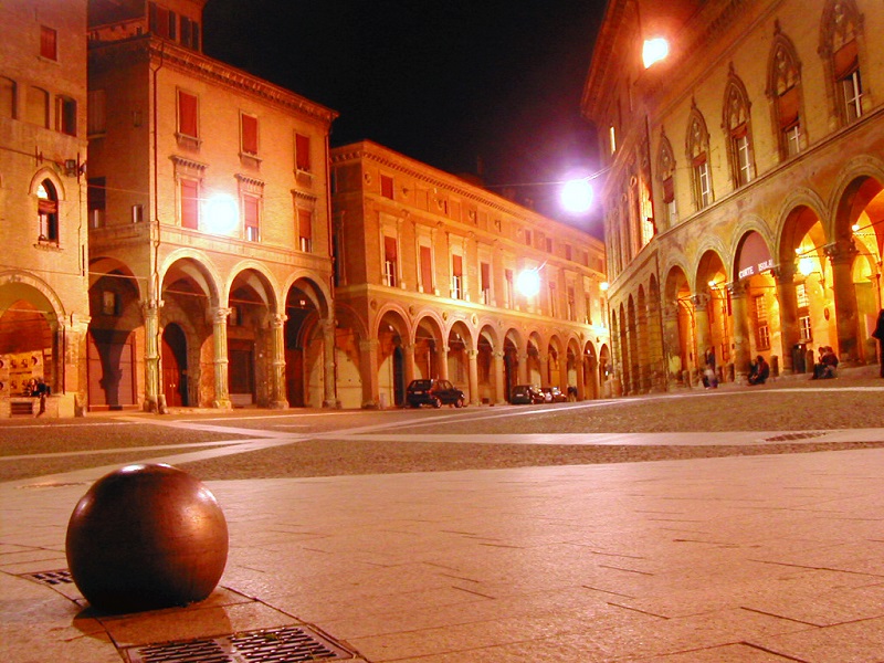 Image of a street in Bologna