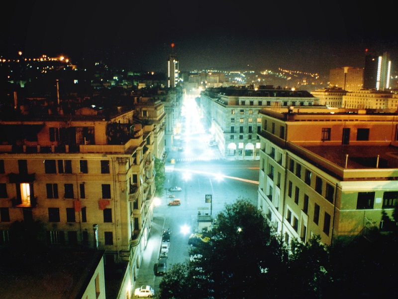 Nightfall in Genoa