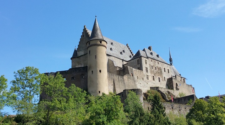 Image of Vianden Castle in Luxembourg
