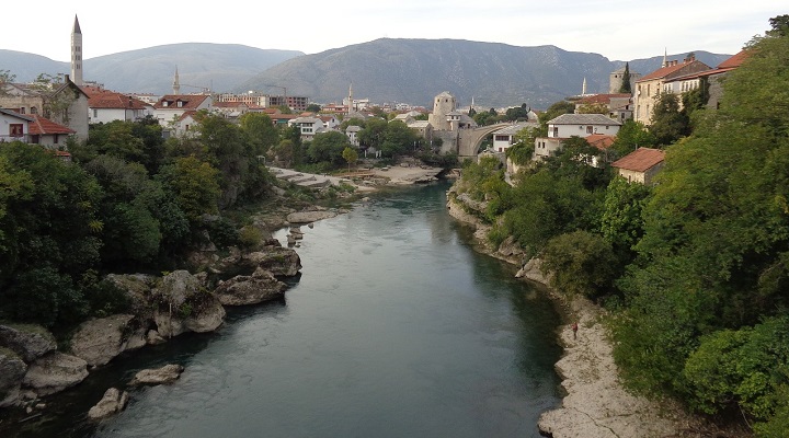 The famous city of Mostar