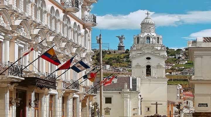 Photo of Ecuadors capital city Quito
