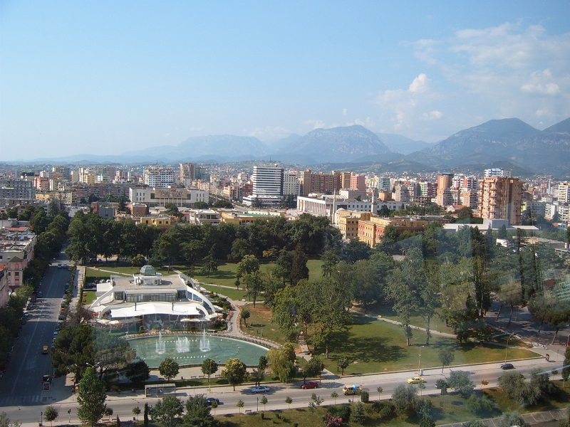 Tirana city center